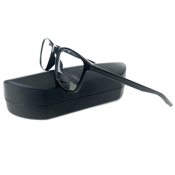 New NIKE Frames Acetate Black Eyeglasses 7129 001 52 19 145 Men's Eyeglass - Picture 1 of 11
